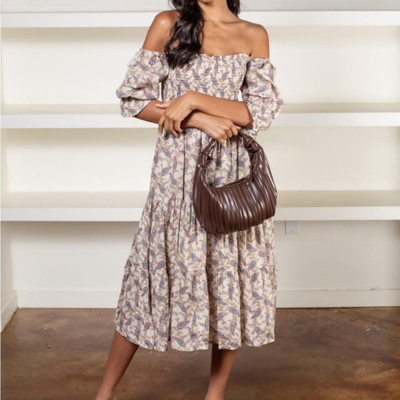 Saks Fifth Avenue Paisley dress - Picture 5 of 12